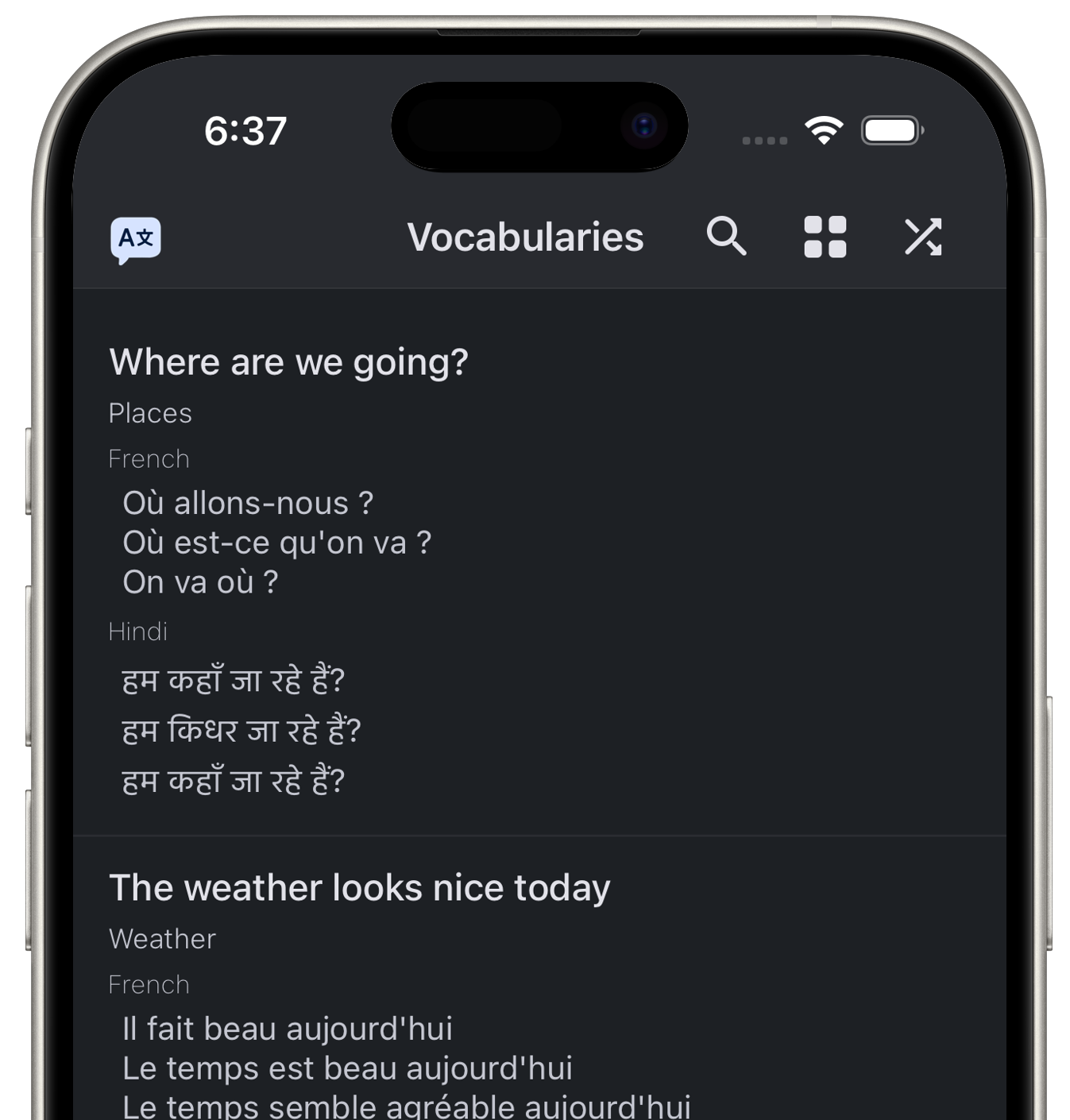 app mockup